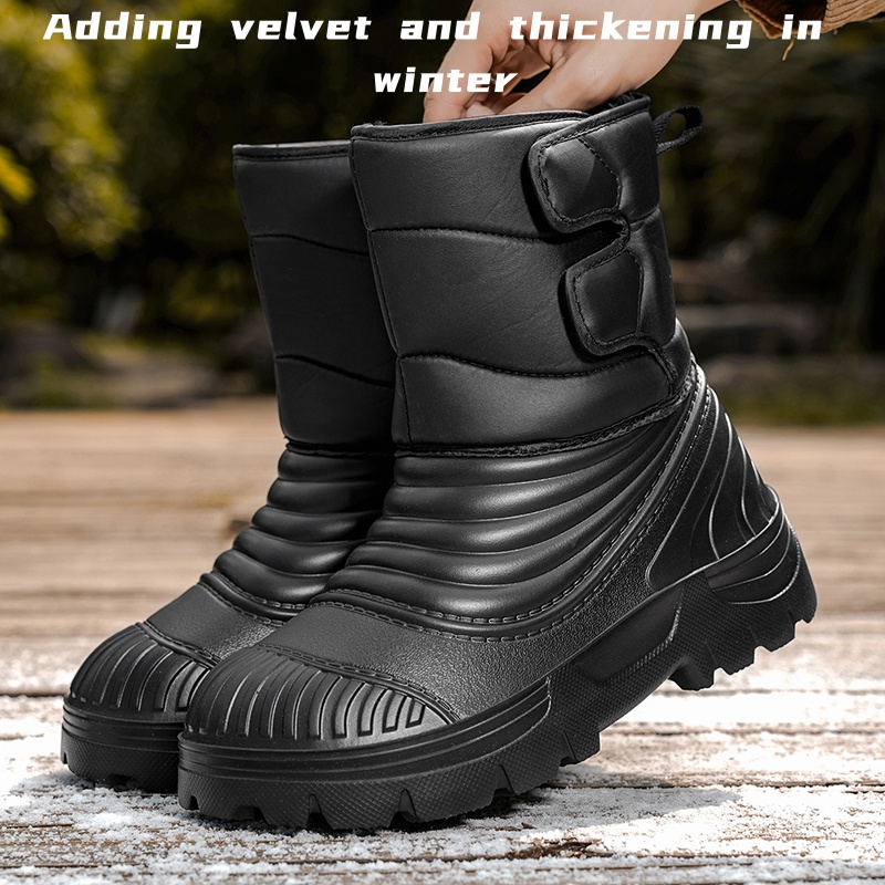 Waterproof Winter Boot - أحذية الثلوج الشتوية الجديدة للرجال سميكة