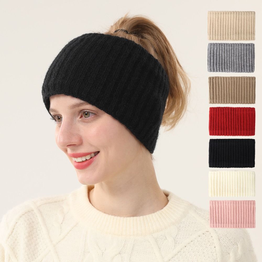 Winter Headband Fleece - عصابة رأس محبوكة لطيفة لتدفئة الأذنين،
