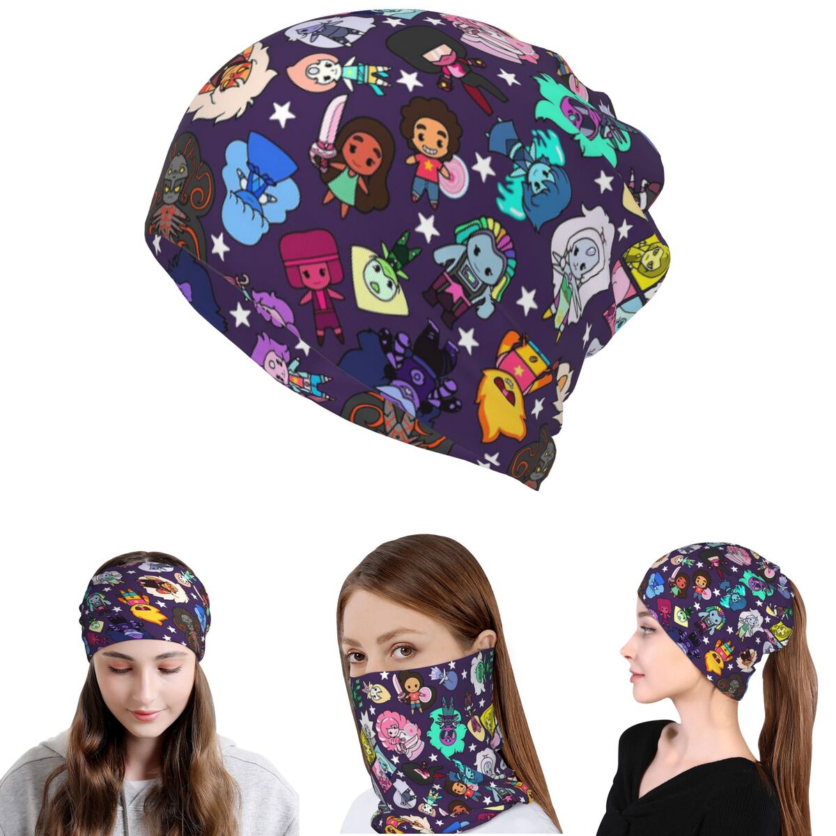 Knit Beanie Hat Warm - غطاء رقبة من كريستال جيمز ستيفن