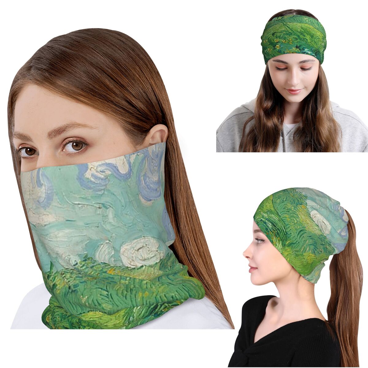 Knit Beanie Hat Warm - أوشحة رقبة وشالات وجه دافئة بتصميم