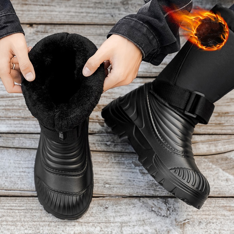 أحذية الثلوج الرجالية الجديدة  - مراجعة Waterproof Winter Boot وسعره