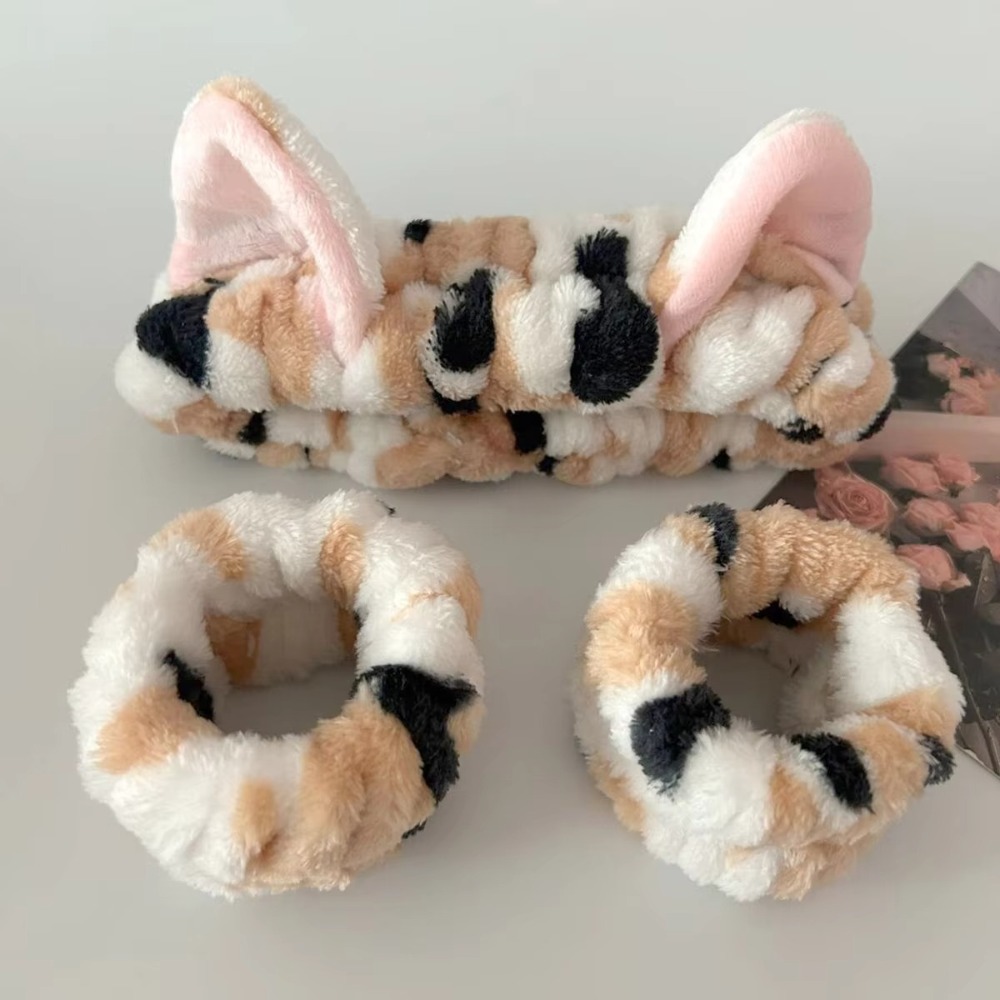 3 قطعة/المجموعة ليوبارد طباعة  - مراجعة Winter Headband Fleece وسعره