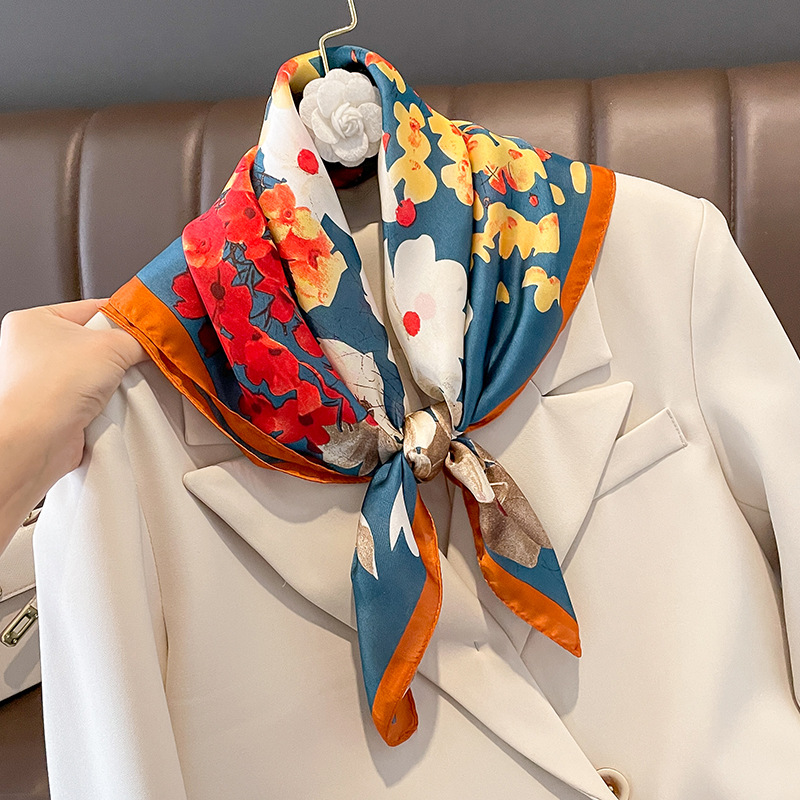 70x70 سنتيمتر الحرير وشاح مربع - مراجعة Shawl Wrap Winter وسعره