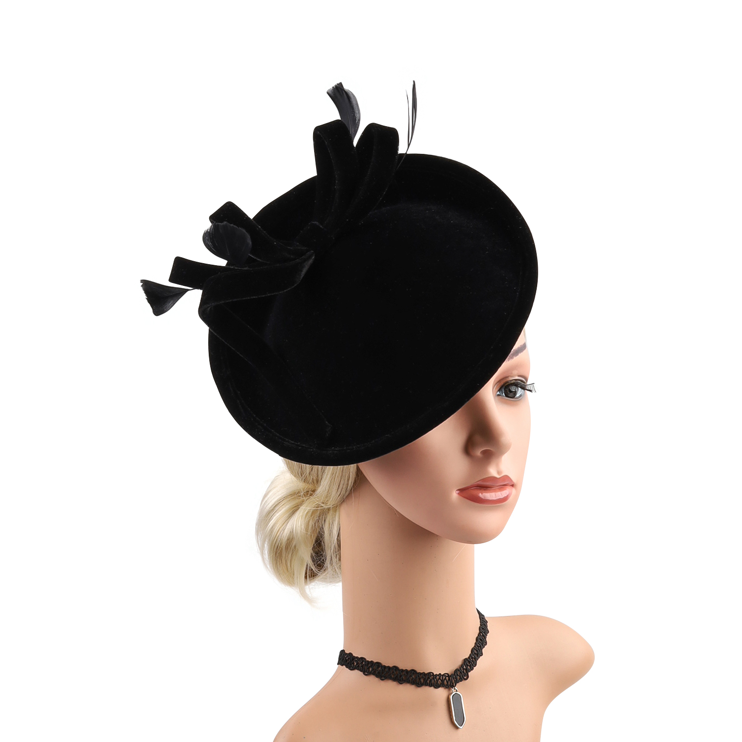 قبعة ريش قطيفة مخملية لفصل الش - مراجعة Winter Headband Fleece وسعره