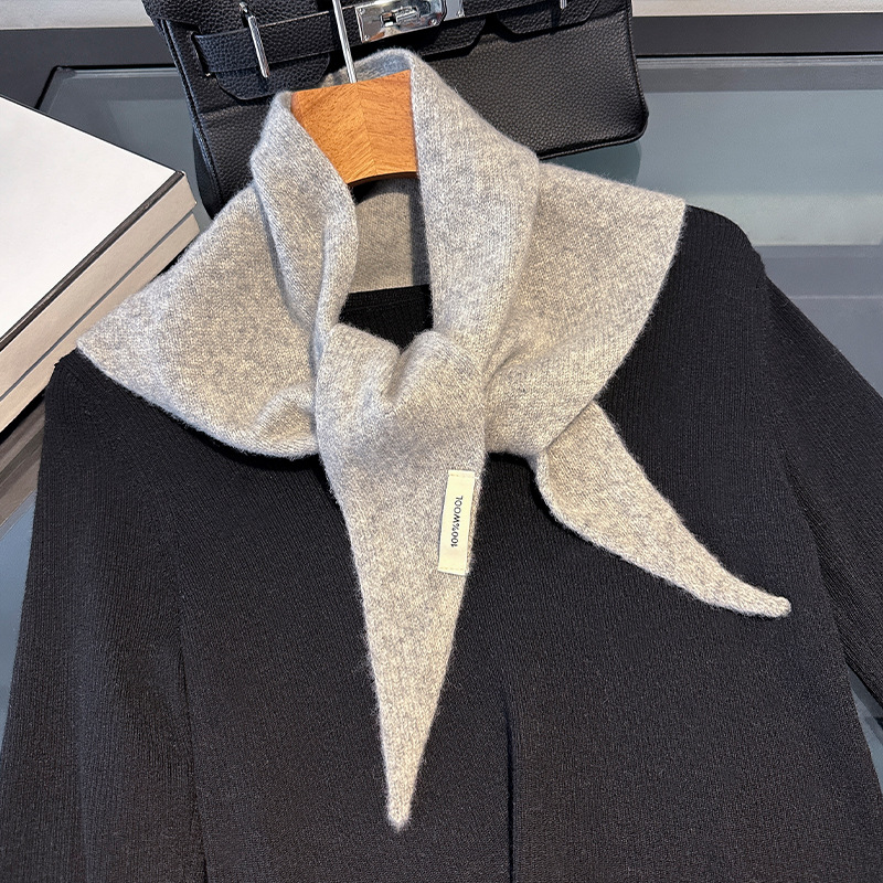100% الصوف الكورية نمط محبوك ا - مراجعة Shawl Wrap Winter وسعره