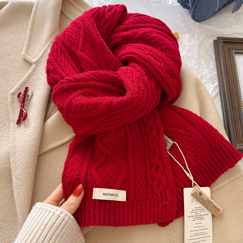 فاخر 100% وشاح من الصوف النساء - مراجعة Shawl Wrap Winter وسعره