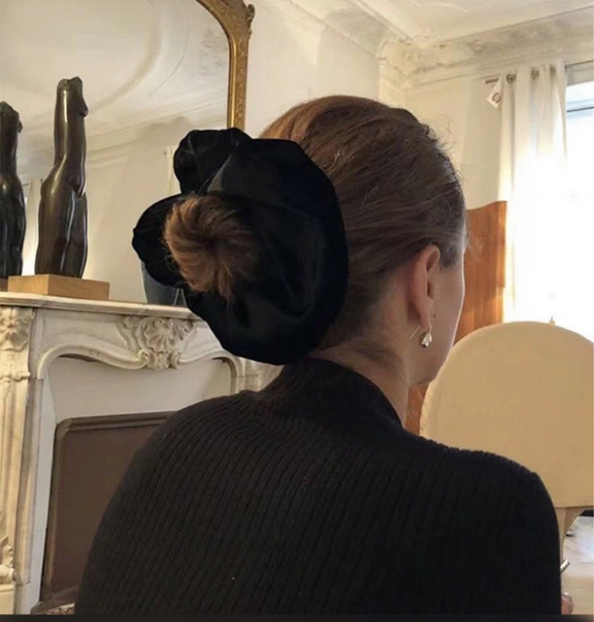 ربطات شعر مخملية سوداء كبيرة ا - مراجعة Winter Headband Fleece وسعره