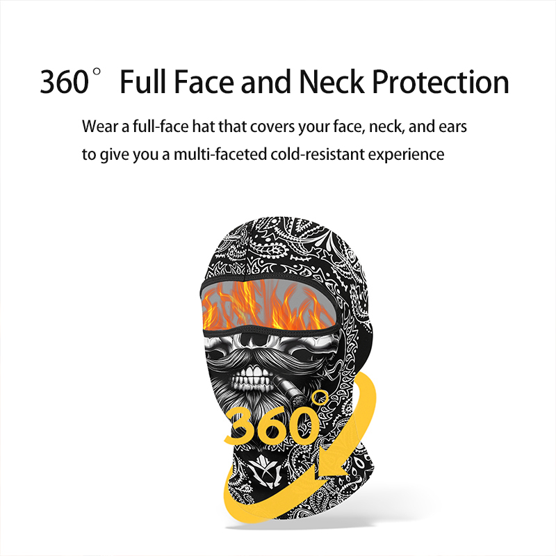 شتاء دافئ زائد المخملية بالاكل - مراجعة Balaclava Ski Mask وسعره